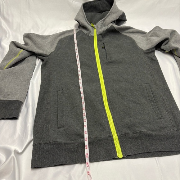Lululemon Men’s Large Grey Full Zip Sweatshirt Hoodie Scuba - Picture 6 of 7
